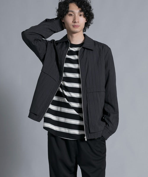 aimoha men Classic Stripe Line Jacket