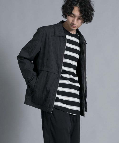 aimoha men Classic Stripe Line Jacket