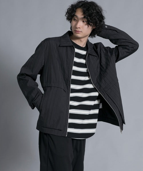 aimoha men Classic Stripe Line Jacket