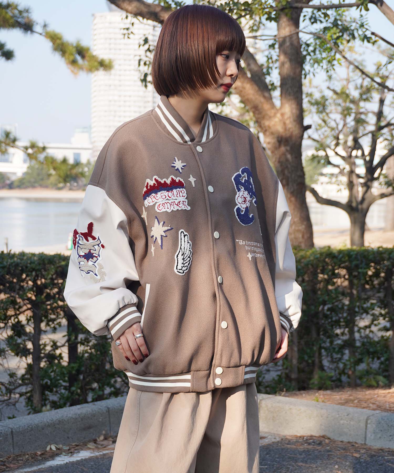 HOOK -original-　サガラ刺繍ワッペンスタジャン