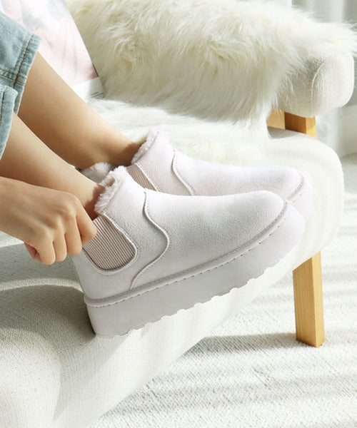 【shoes365】サイドゴアスノーブーツ