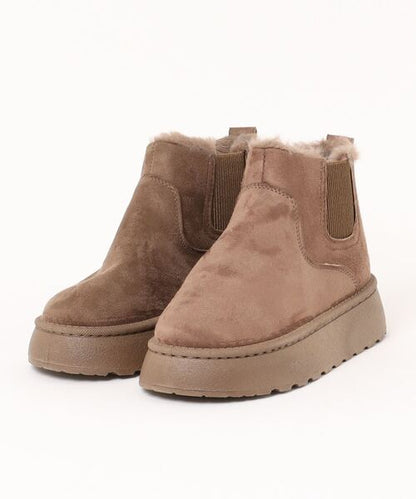 【shoes365】サイドゴアスノーブーツ