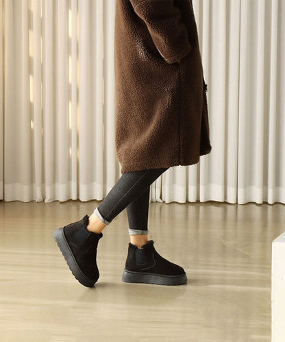 【shoes365】サイドゴアスノーブーツ