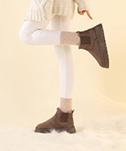 【shoes365】サイドゴアスノーブーツ