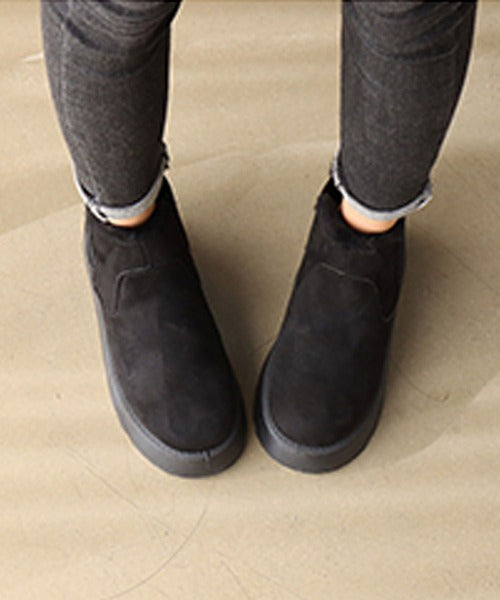 【shoes365】サイドゴアスノーブーツ