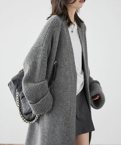 【Banico】ロングニットカーディガン