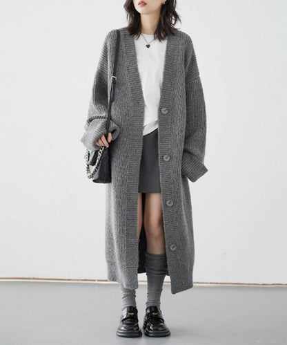 【Banico】ロングニットカーディガン