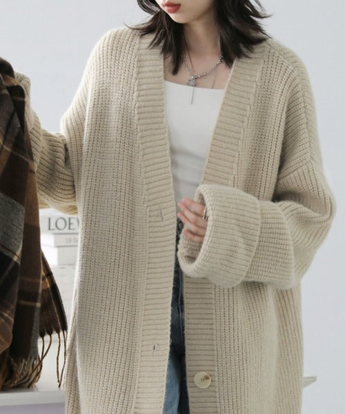 【Banico】ロングニットカーディガン