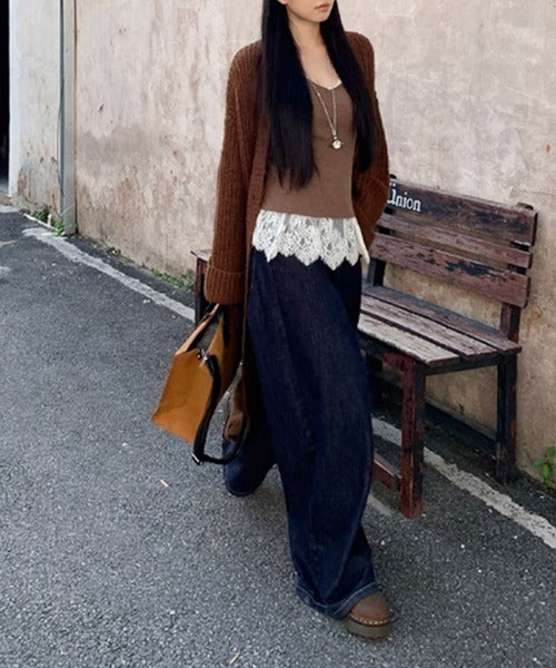 【Banico】ロングニットカーディガン