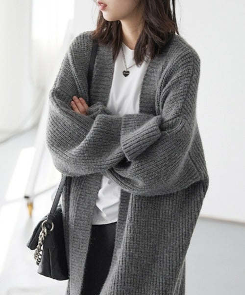 【Banico】ロングニットカーディガン