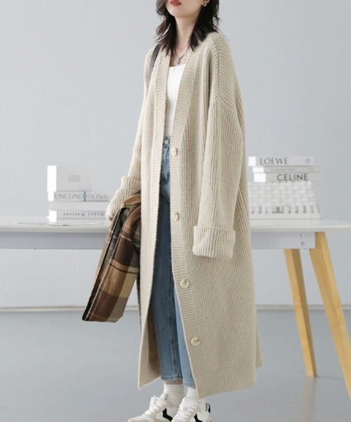 【Banico】ロングニットカーディガン
