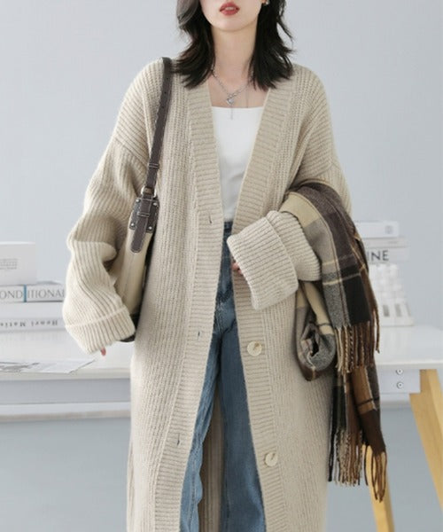 【Banico】ロングニットカーディガン
