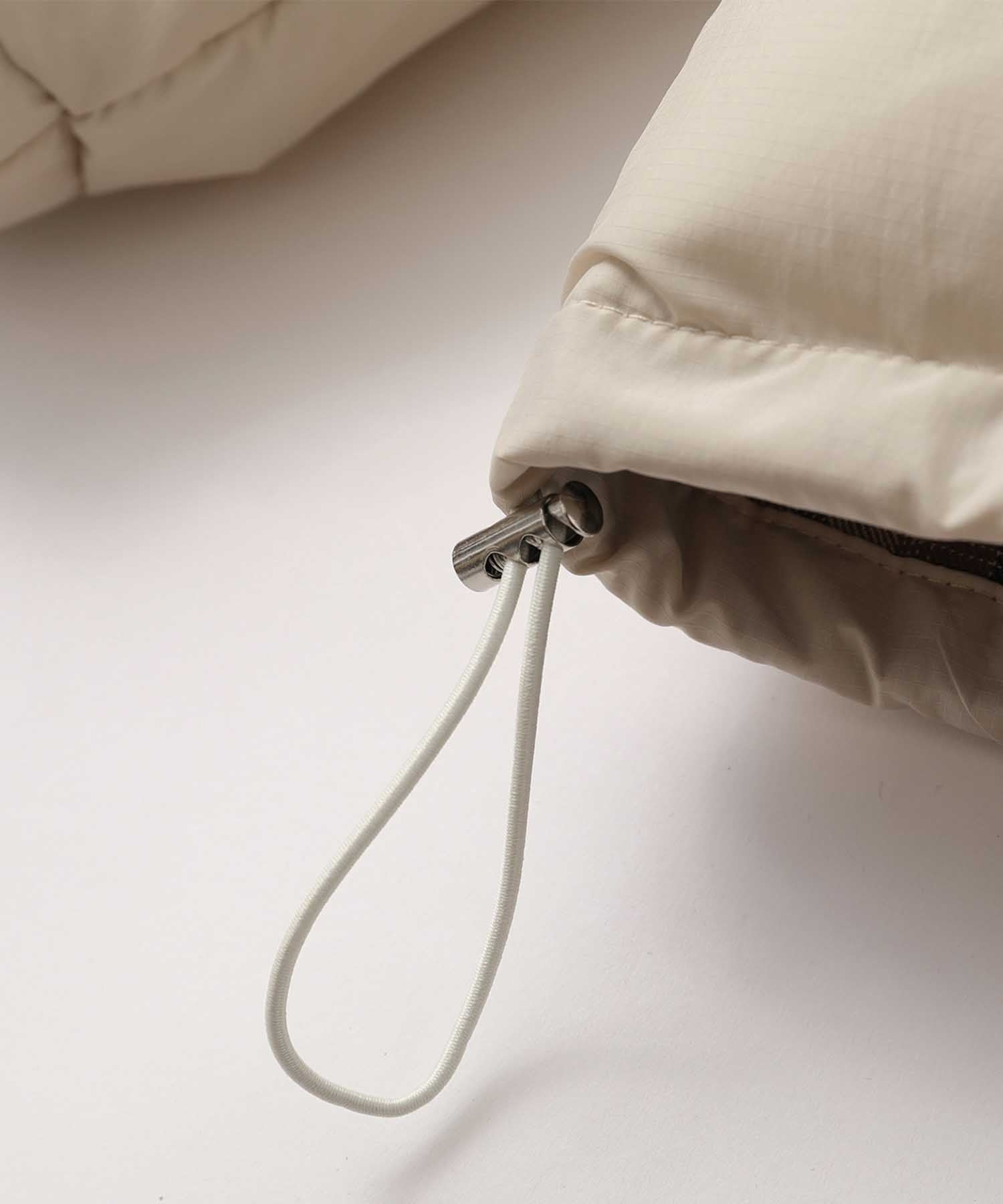 HOOK -select-　リバーシブルチェック柄中綿ハイネックブルゾン