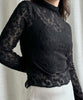 【Jasmine】ストレッチレースシアートップス