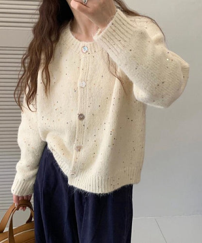 スパンコールカーディガン