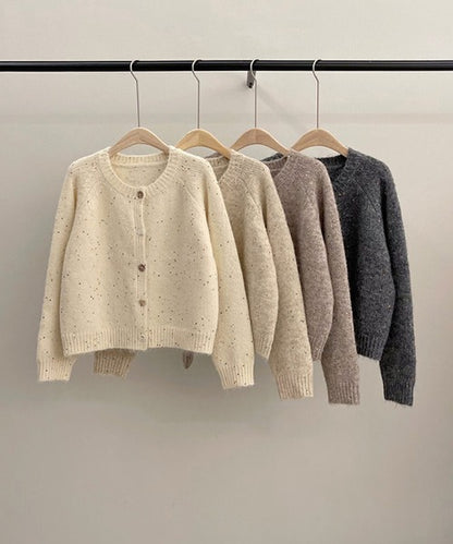 スパンコールカーディガン