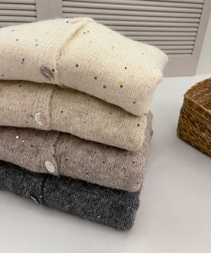 スパンコールカーディガン