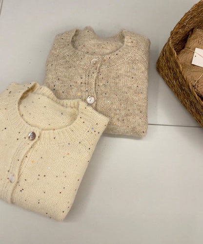 スパンコールカーディガン