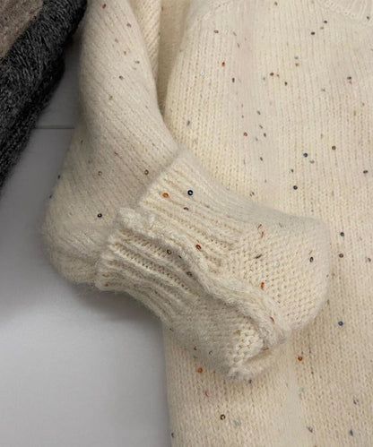 スパンコールカーディガン