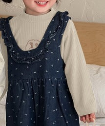 【aimoha-KIDS-】プリントハイネックトップス