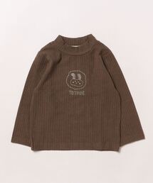 【aimoha-KIDS-】プリントハイネックトップス