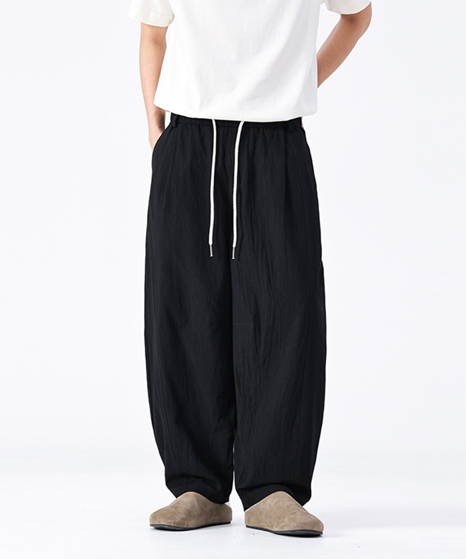 パンツ MOW HOOK ナチュラルドレープ × ルーズバルーン ストリートイージーパンツ