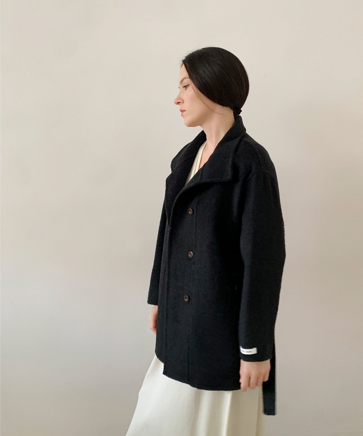 DECADE CLASSIC リバーウールステンカラーコート