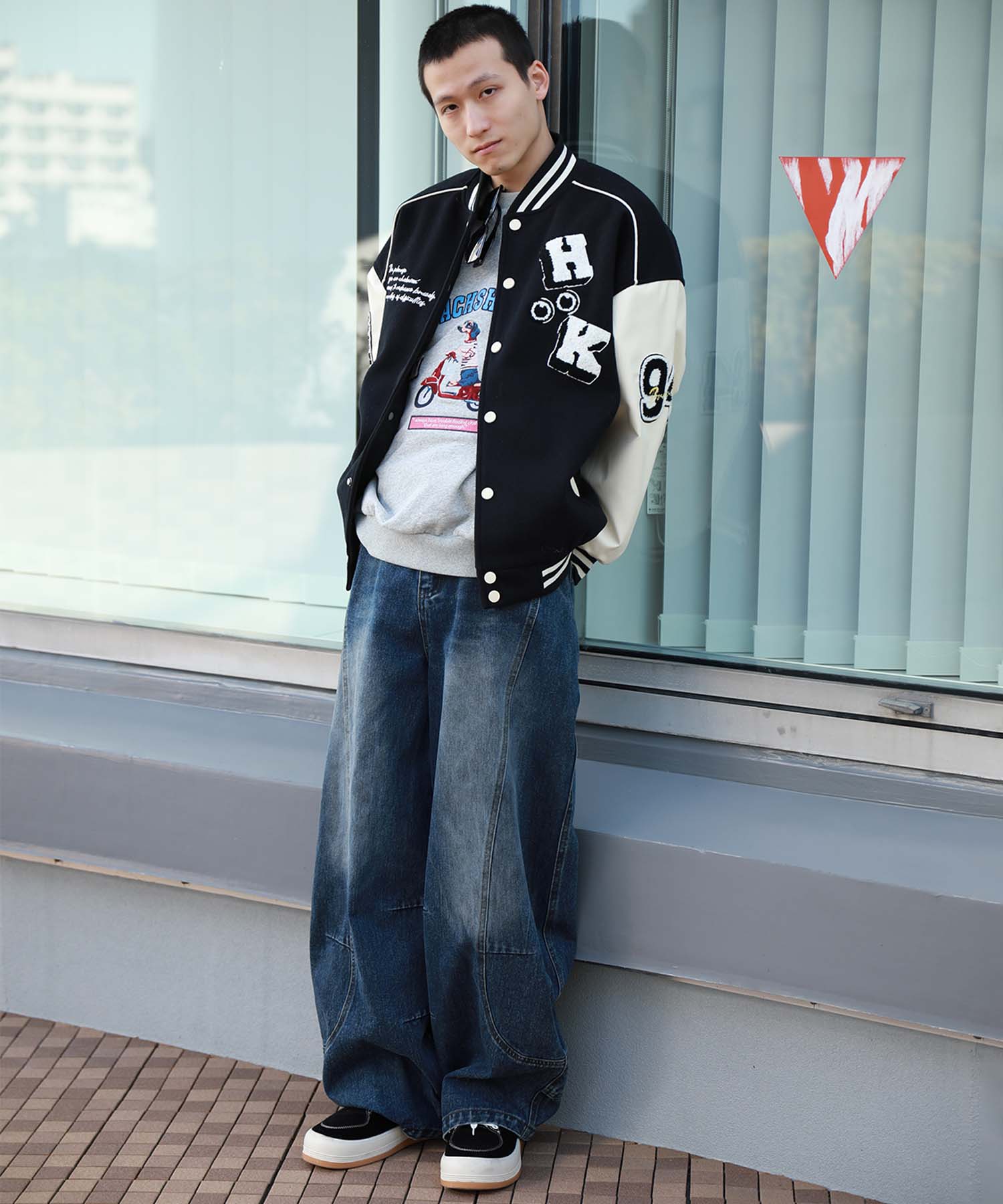 HOOK -original-　サガラ刺繍ワッペンスタジャン