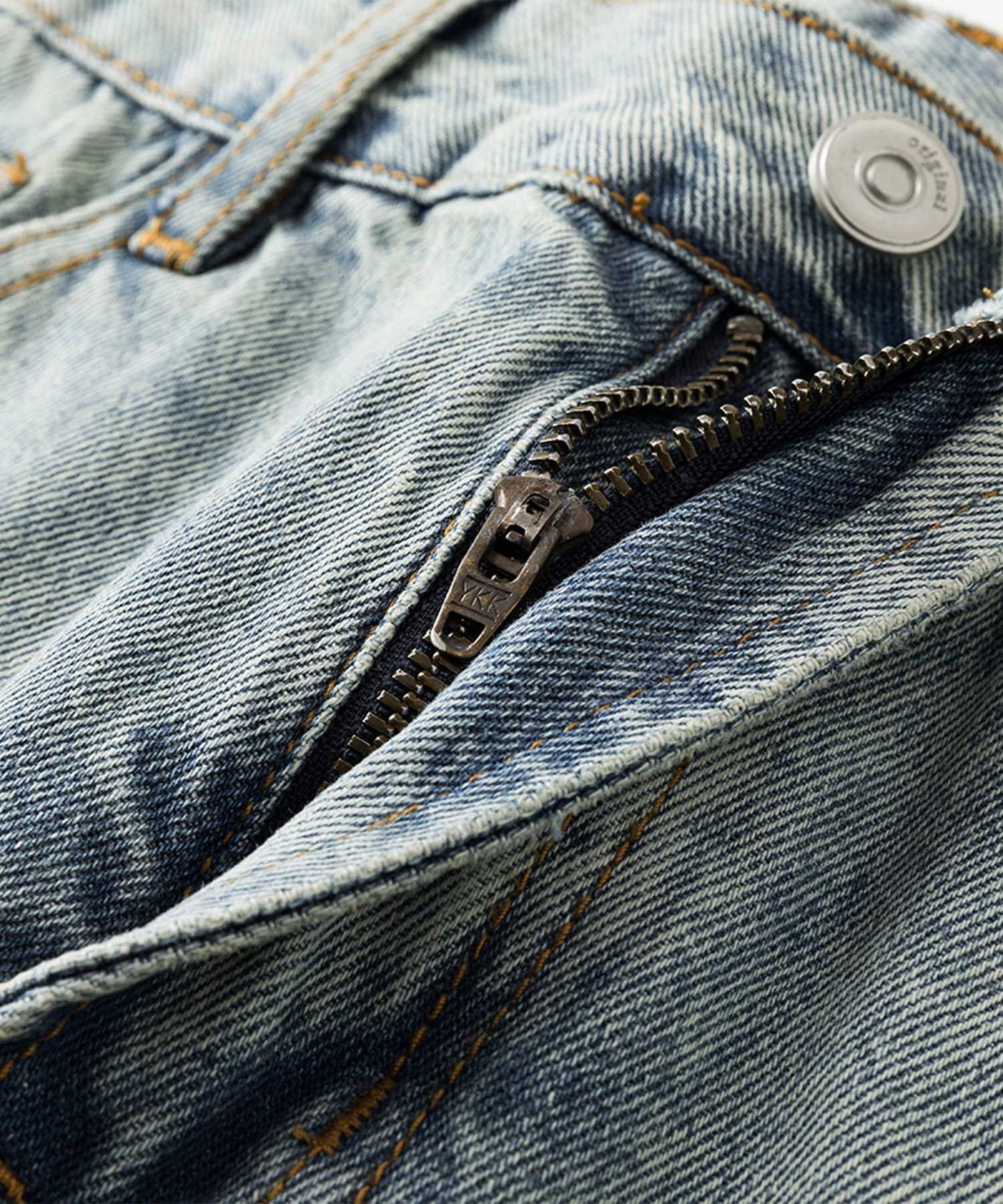 HOOK ペイントスプラッシュ デニムパンツ
