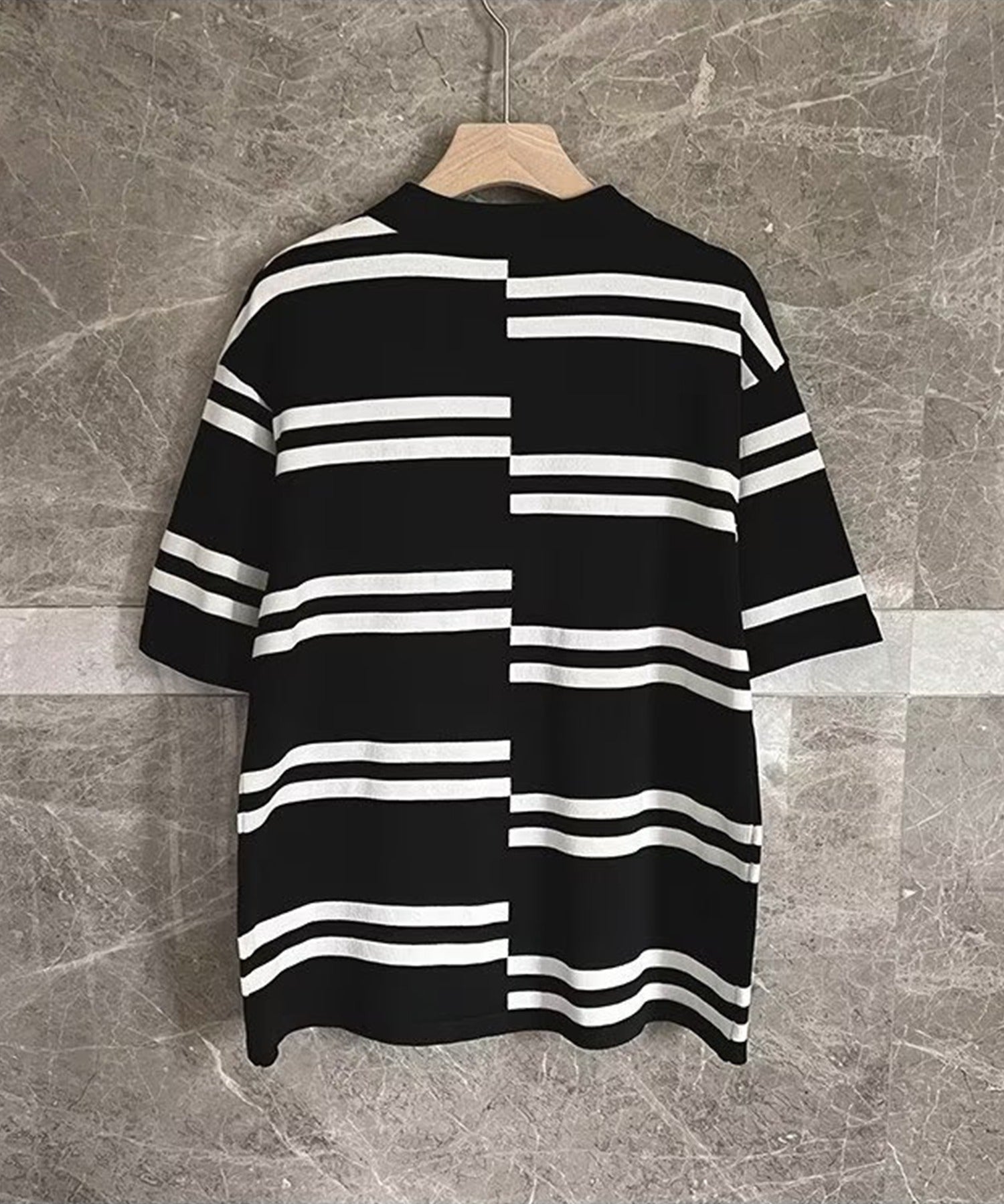 [aimoha Men's] Short sleeve border summer knit polo shirt
