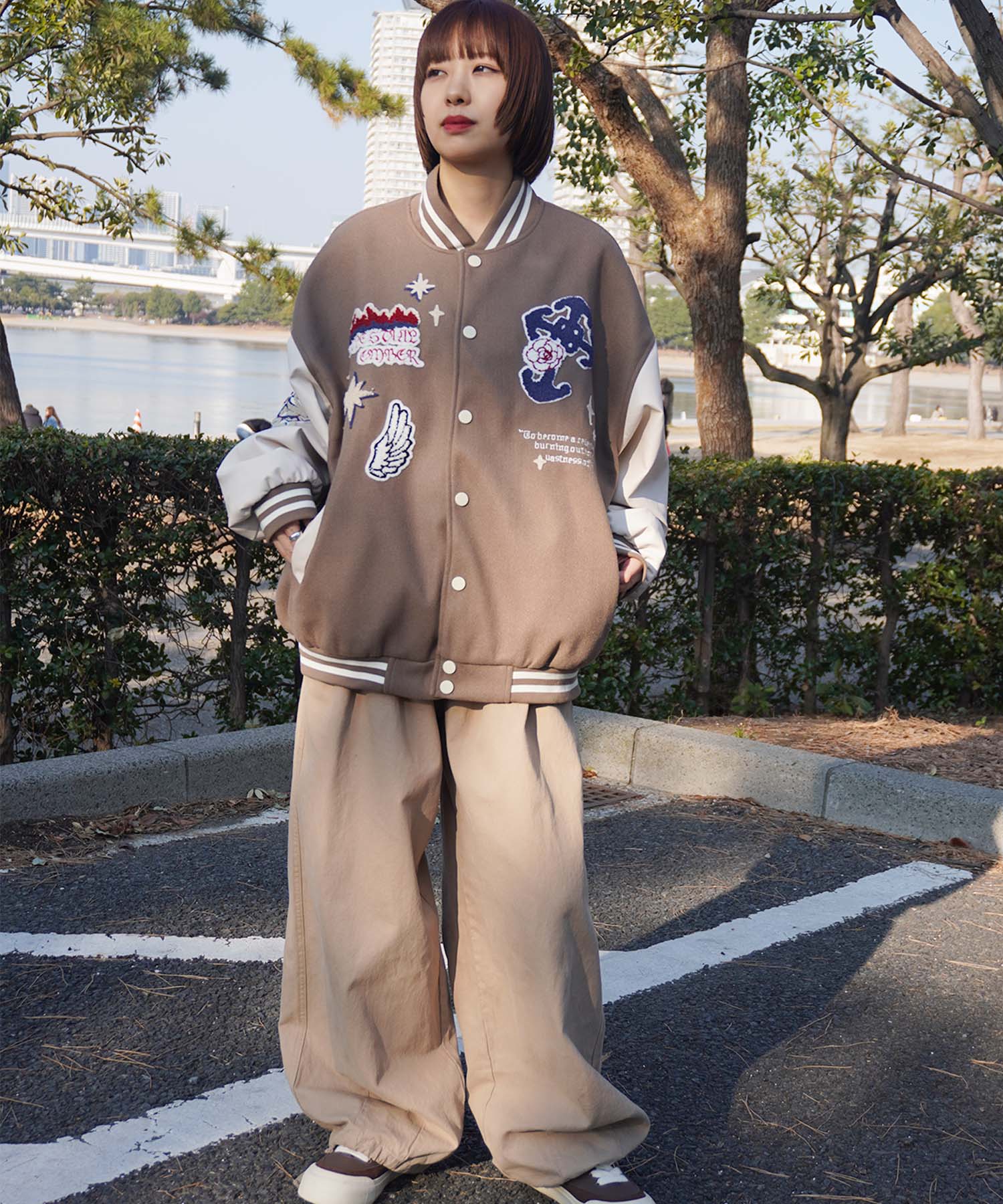 HOOK -original-　サガラ刺繍ワッペンスタジャン