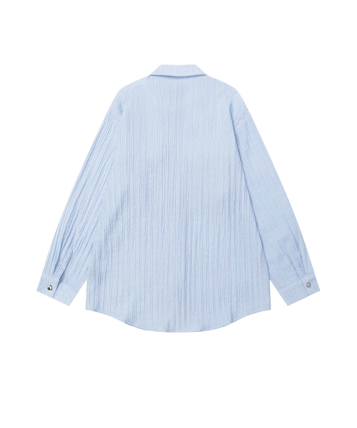 【HOOK】for girls リボンアイレットストライプロングシャツ