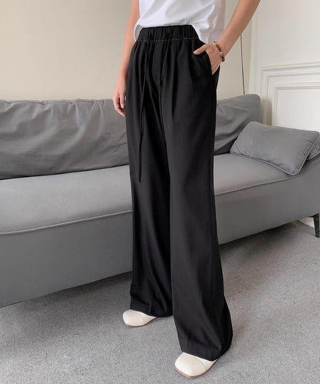 ワイドシルエットタックパンツ