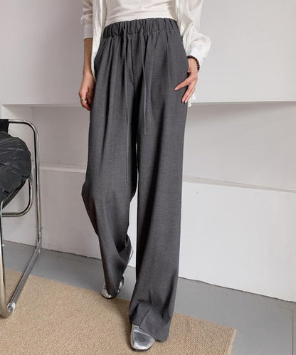 ワイドシルエットタックパンツ