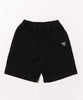 【aimoha-KIDS-】シンプルロゴ入りコットンショートパンツ