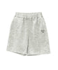 【aimoha-KIDS-】シンプルロゴ入りコットンショートパンツ