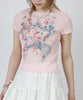 【HOOK】for girls スタープリントTシャツ (SS)