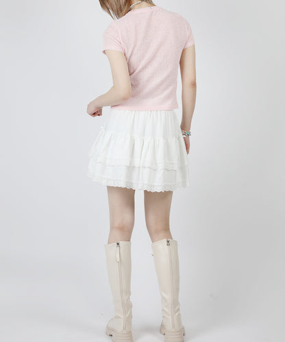 【HOOK】for girls スタープリントTシャツ (SS)