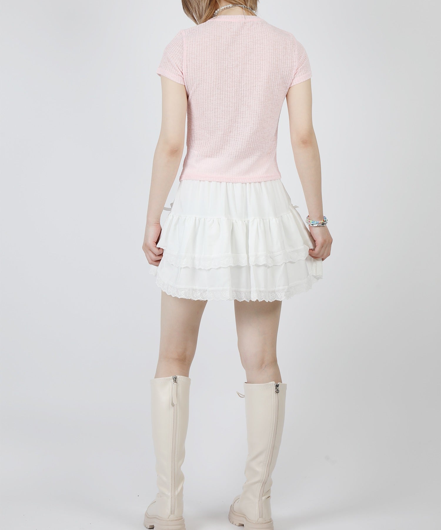 【HOOK】for girls スタープリントTシャツ (SS)