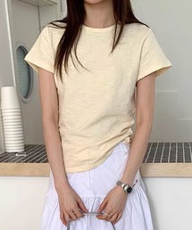コンパクトシルエットベーシックTシャツ (SS)