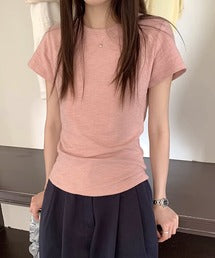 コンパクトシルエットベーシックTシャツ (SS)