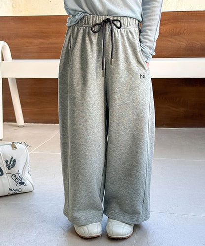 【aimoha-KIDS-】キッズ 　ワイドスウェットパンツ