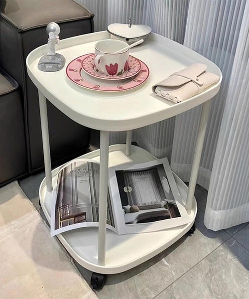 キャスター付きサイドテーブル