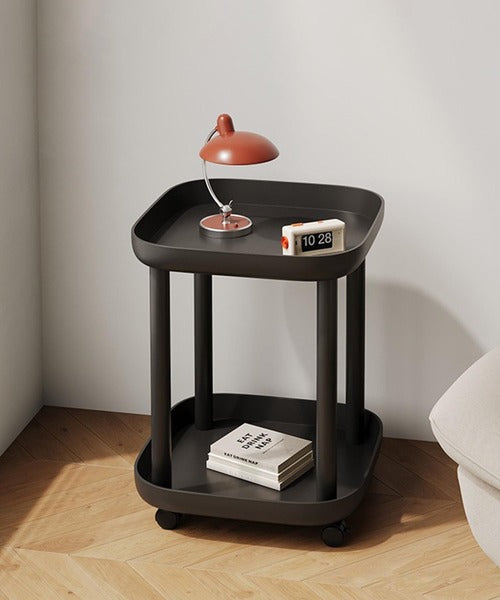 キャスター付きサイドテーブル