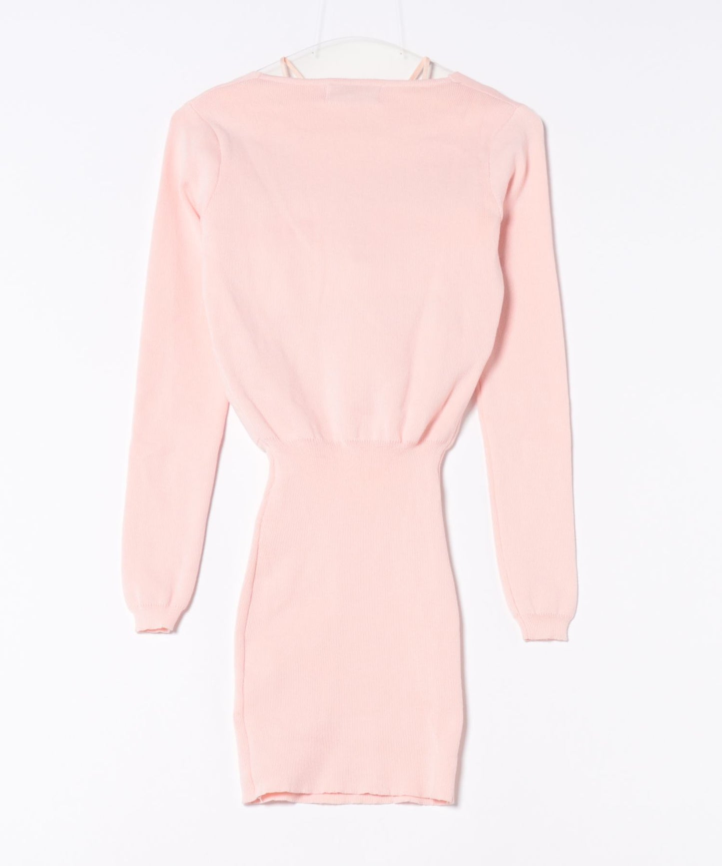 【Jasmine】カシュクールレースミニニットワンピース