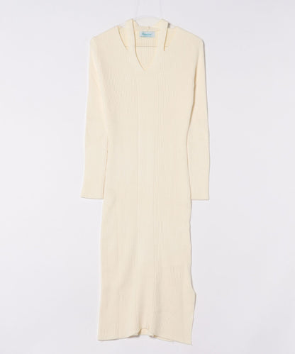 【Jasmine】カットアウトデザインニットワンピース