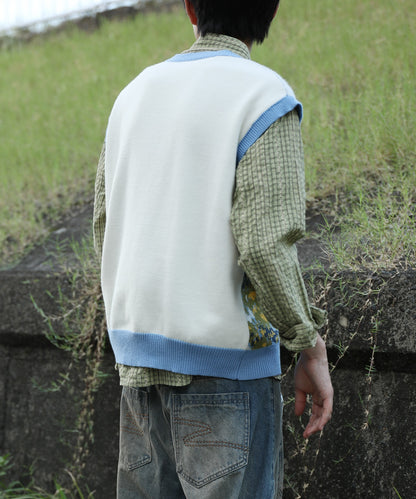HOOK -original-　古着風ジャカードチェック柄シャツ