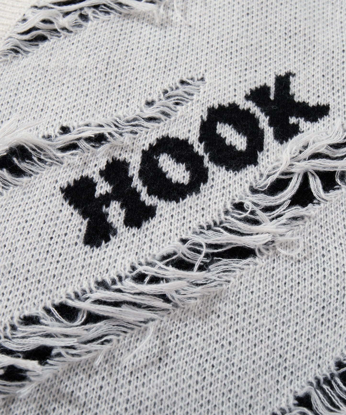 HOOK -original-　ゼブラ柄ダメージカーディガン