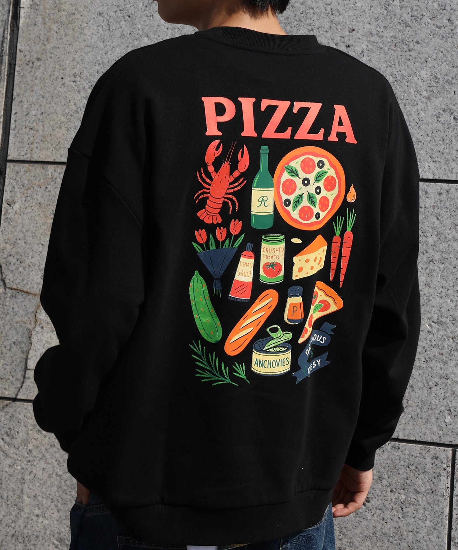 HOOK -original-　PIZZA グラフィックスウェット