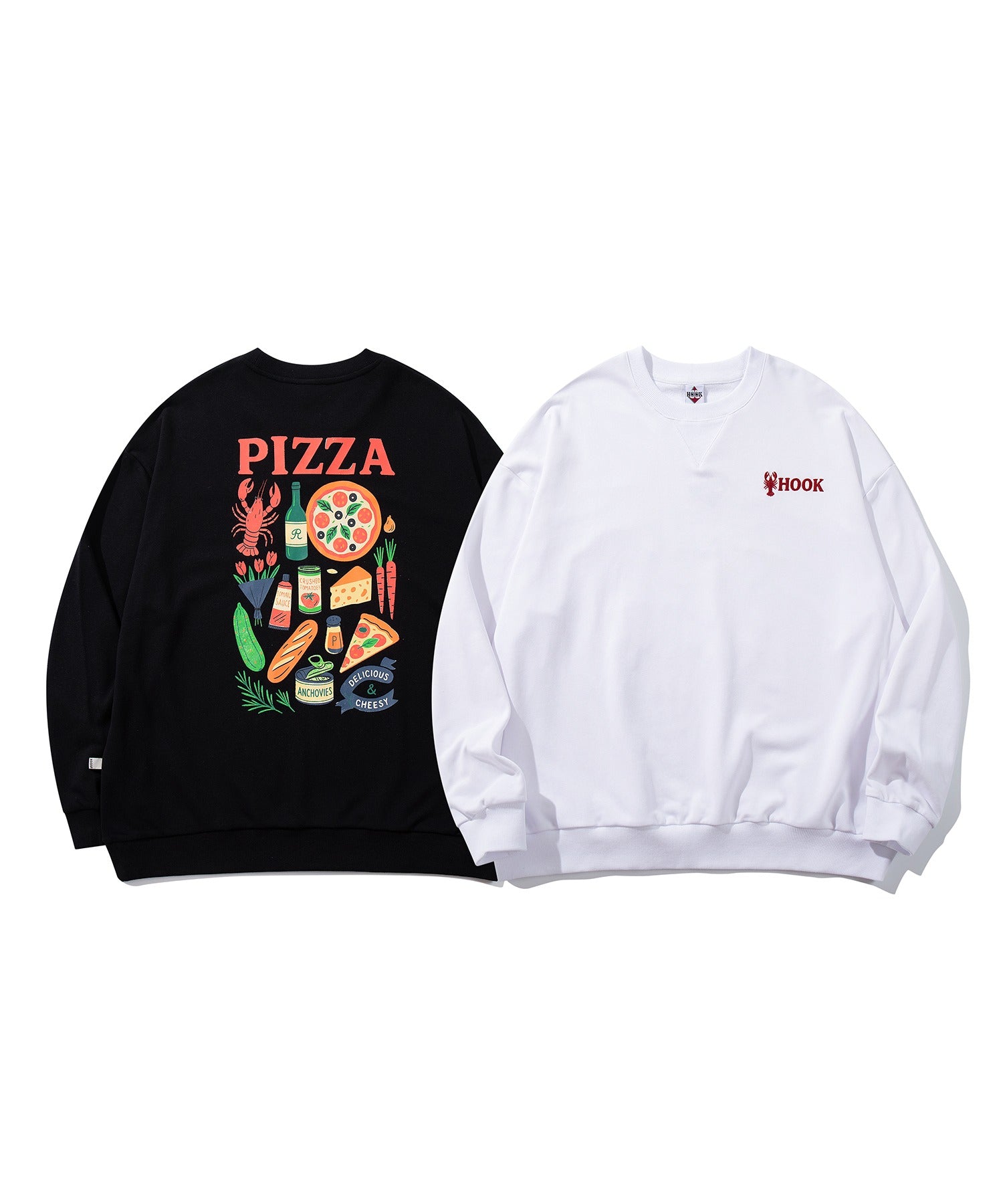HOOK -original-　PIZZA グラフィックスウェット